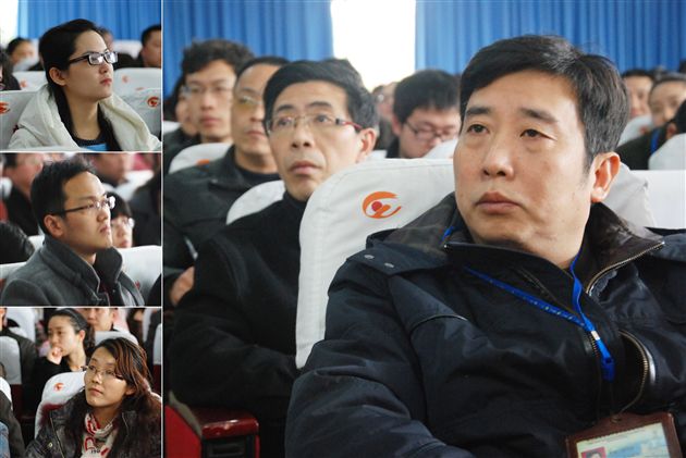 棠外高中部召开教师培训会