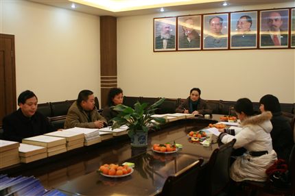 棠中2008年党建工作目标考核会场